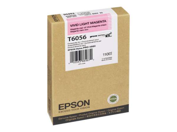 EPSON T6056 ink cartridge vivid light magenta standard capacity 110ml 1-pack