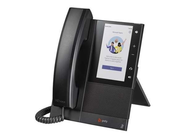 HP Poly CCX 505 Business Media Phone for Microsoft Teams and PoE-enabled