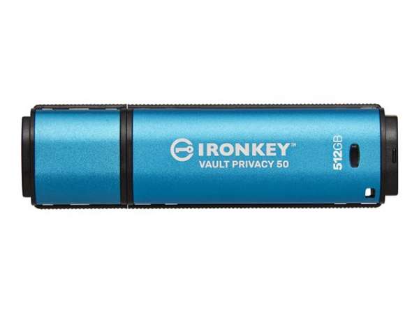 KINGSTON 512GB IronKey Vault Privacy 50 AES-256 Encrypted FIPS 197 KINGSTON 512GB IronKey Vault Privacy 50 AES-256 Encrypted FIPS 197