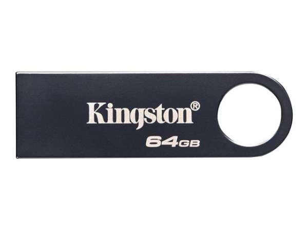 KINGSTON 64GB DataTraveler SE9 G3 USB 3.2 Gen 1 speeds 220MB/s read 100MB/s write Dark Nickel