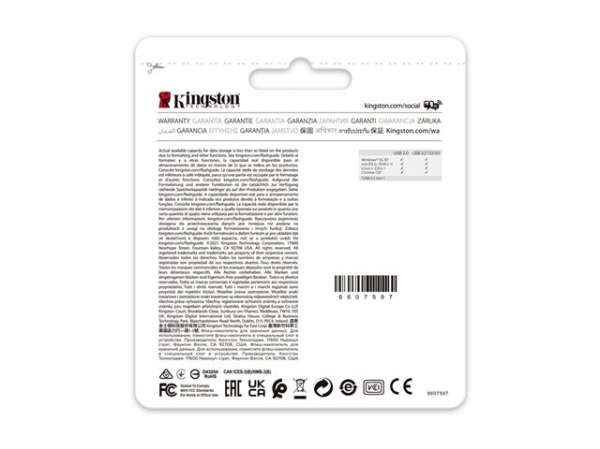 KINGSTON 64GB USB3.2 Gen 1 DataTraveler Exodia M Black + Blue 2 Pieces KINGSTON 64GB USB3.2 Gen 1 DataTraveler Exodia M Black + Blue 2 Pieces
