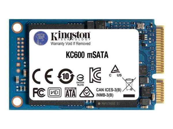 KINGSTON KC600 1024GB SATA3 mSATA SSD KINGSTON KC600 1024GB SATA3 mSATA SSD