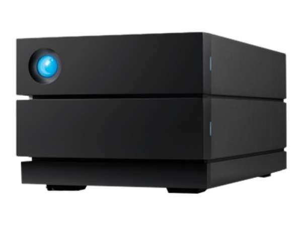 LACIE 2big RAID 8TB USB-C 3.5inch hot swappable IronWolf Pro drives 7.2rpm 5 year data recovery included