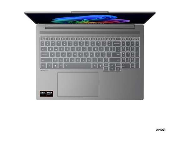 Лаптоп LENOVO IdeaPad Pro 5 AMD Ryzen AI 7 350 16inch 2.8K OLED 500N 120Hz HDR 32GB DDR5 1TB NoOS Luna Grey