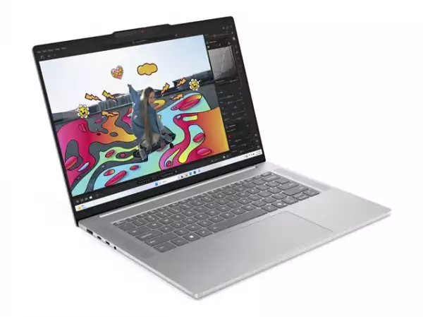 Лаптоп LENOVO IdeaPad Slim 5 AMD Ryzen 5 7535HS 15.1inch WQXGA OLED 500N 165Hz HDR 16GB DDR5x 512GB PCIe noOS Cloud Grey