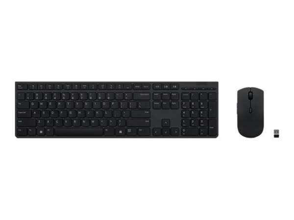 LENOVO Professional Wireless Rechargeable Combo Keyboard & Mouse English (US)