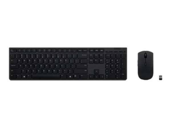 LENOVO Professional Wireless Rechargeable Combo Keyboard and Mouse