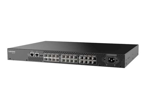 LENOVO ThinkSystem DB610S 24 ports with 16Gb SWL SFP 1x PSU Enterprise SW Bundle 1yr LENOVO ThinkSystem DB610S 24 ports with 16Gb SWL SFP 1x PSU Enterprise SW Bundle 1yr
