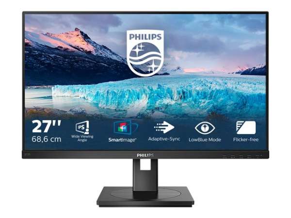 Монитор PHILIPS 272S1AE/00 27inch LCD- VGA DVI-D DisplayPort HDMI USB Монитор PHILIPS 272S1AE/00 27inch LCD- VGA DVI-D DisplayPort HDMI USB