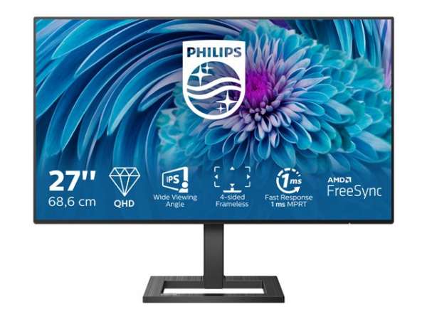 Монитор PHILIPS 275E2FAE/00 E-Line 27inch QHD LCD HDMI Монитор PHILIPS 275E2FAE/00 E-Line 27inch QHD LCD HDMI