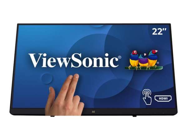 Монитор VIEWSONIC TD2230 22inch FHD 1920x1080 IPS 10-Point Multitouch 200nits VGA HDMI DisplayPort 2xUSB speakers bookstand style