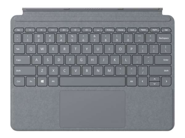 MS Surface Go Typecover Gemini Clr Commer SC Eng Intl Euro Hdwr Commercial Platinum (EN)