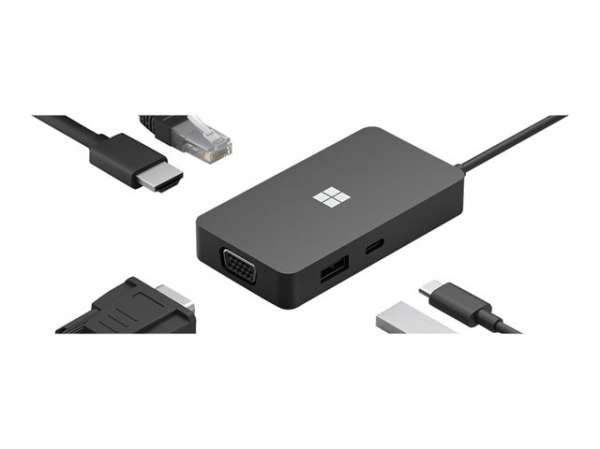 MS Surface USB-C Travel Hub Commercial MS Surface USB-C Travel Hub Commercial