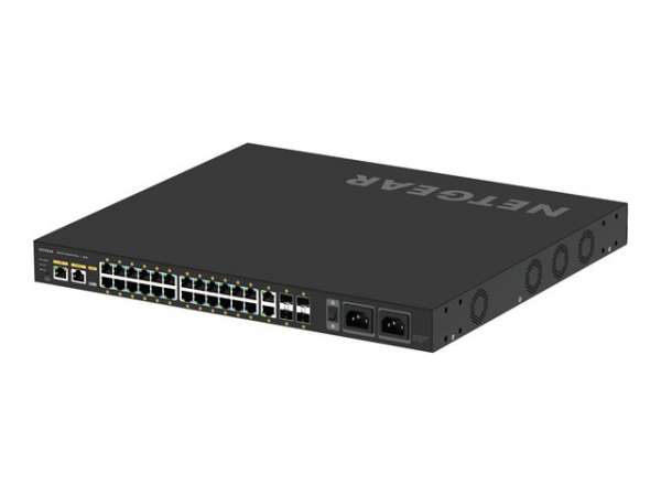 NETGEAR AV Line M4250-26G4F-PoE++ 24x1G Ultra90 PoE++ 802.3bt 1440W 2x1G and 4xSFP Managed Switch