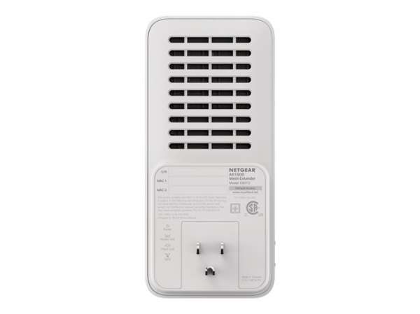 NETGEAR AX1600 4-Stream WiFi 6 Mesh Extender socket format
