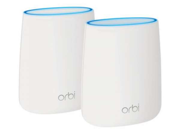 NETGEAR Orbi WiFi Set RBK20-100PES AC2200 Tri-Band System up to 250sm Set inclueded 1x RBR20 1x RBS20