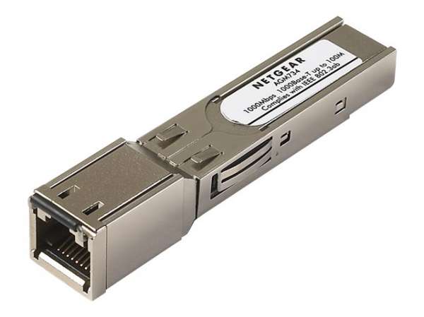 NETGEAR ProSafe SFP-Transceiver 1000-Base-T SFP copper RJ45 GBIC Compatible with the SFP+ ports of XSM7224S GSM7328FS