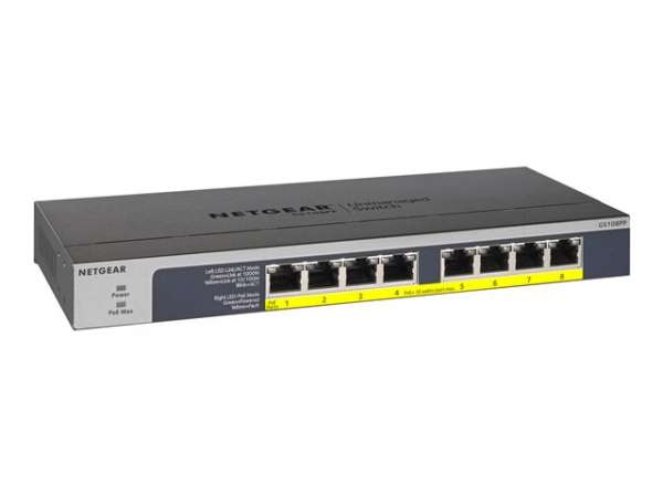 NETGEAR Switch Unmanaged 8 Port Gigabit POE / POE +