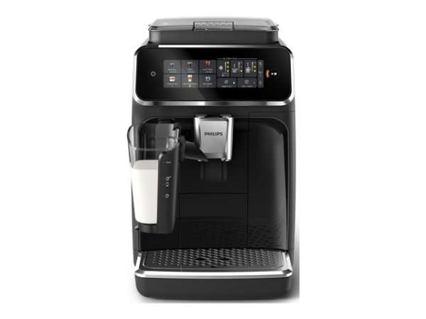 PHILIPS Fully automatic espresso machine 3300 series 6 beverages LatteGo Intuitive touch display