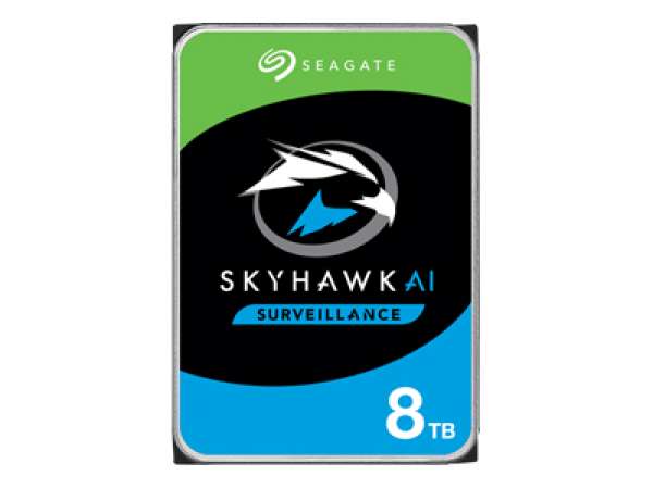 SEAGATE Surveillance AI Skyhawk 8TB HDD SATA 6Gb/s 256MB cache 8.9cm 3.5inch