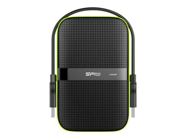 SILICON POWER External HDD Armor A60 2.5inch 2TB USB 3.0 IPX4 Black