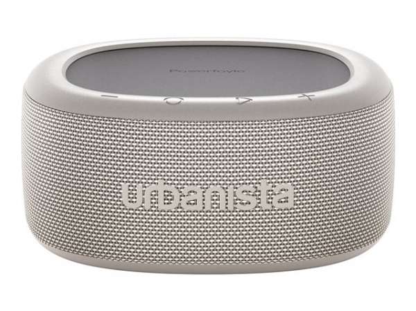URBANISTA MALIBU Solar changing bluetooth speaker IP67 dust and waterproof 20h battery reserve Indoor outdoor charging dust gray