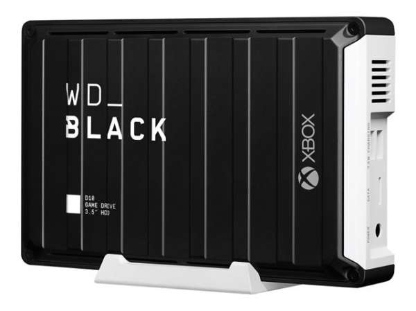 WD BLACK D10 GAME DRIVE FOR XBOX 12TB USB 3.2 3.5Inch Black RTL