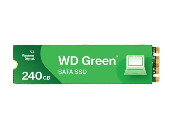 WD Green SATA 240GB Internal SSD Solid State Drive - SATA 6Gb/s M.2 2280 - WDS240G3G0B POWERED BY SANDISK WD Green SATA 240GB Internal SSD Solid State Drive - SATA 6Gb/s M.2 2280 - WDS240G3G0B POWERED BY SANDISK