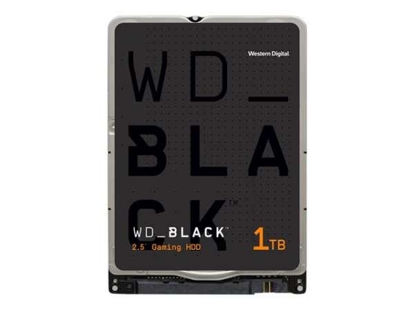 WD Mobile Black 1TB HDD 7200rpm sATA serial ATA 6Gb/s 64MB cache 2.5Inch RoHS compliant intern Bulk