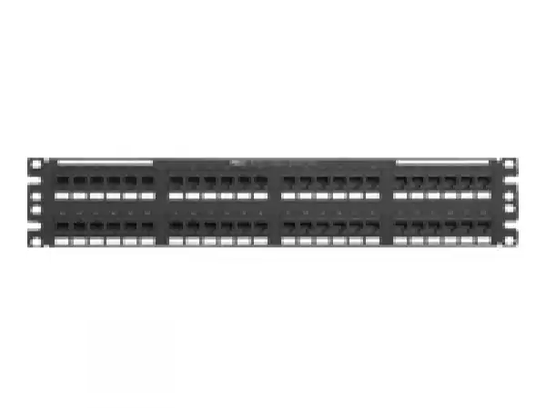19 48 port 2U NetKey Category 5e preloaded 110 style punchdown patch panel, Ro