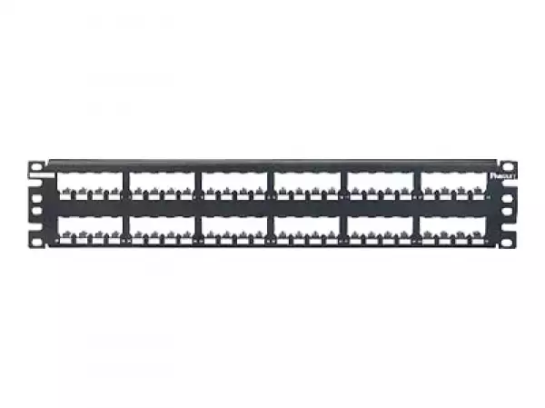19 48-Port Modular Patch Panel Mini-Com, RoHS complaint