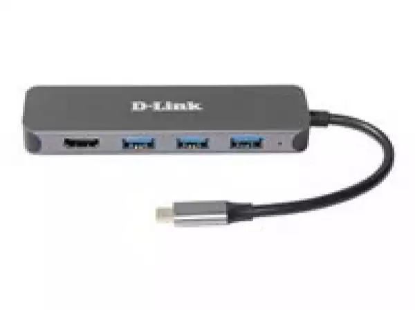 D-LINK 5in1 USB-C Mini Docking Station
