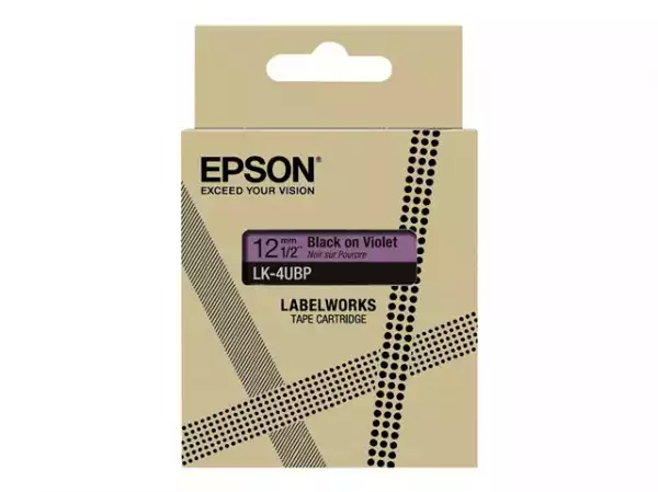 EPSON Colour Tape Violet/Black 12mm 8m LK-4UBP