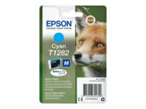 EPSON 1LB T1282 ink cartridge cyan standard capacity 3.5ml 1-pack blister without alarm EPSON 1LB T1282 ink cartridge cyan standard capacity 3.5ml 1-pack blister without alarm