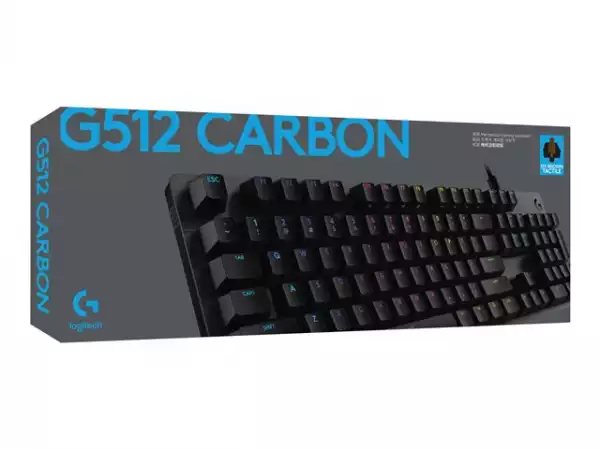 LOGITECH G512 CARBON LIGHTSYNC RGB Mechanical Gaming Keyboard with GX Brown switches - CARBON - (DEU) - CENTRAL LOGITECH G512 CARBON LIGHTSYNC RGB Mechanical Gaming Keyboard with GX Brown switches - CARBON - (DEU) - CENTRAL