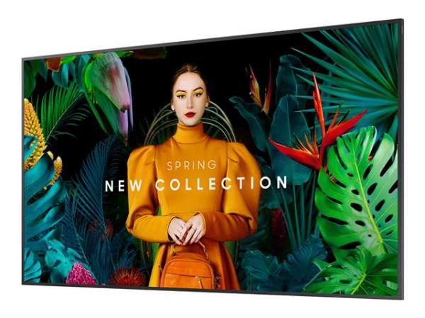 SAMSUNG 75inch UHD/4K 16:9 QM75C Slim-LED 500nits Speakers 2x10W black 3xHDMI 2.0 DP 1.2 USB 2.0 x 2 Ethernet WiFi Dualband BT