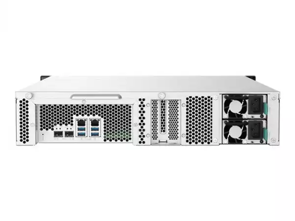 QNAP TS-1232PXU-RP-4G 12-Bay rackmount NAS AL324 4GB DDR4 UDIMM RAM SATA 6Gb/s 2x 10GbE SFP+ 2x 2.5GbE 1x PCIe Gen2 x2 slot 250W