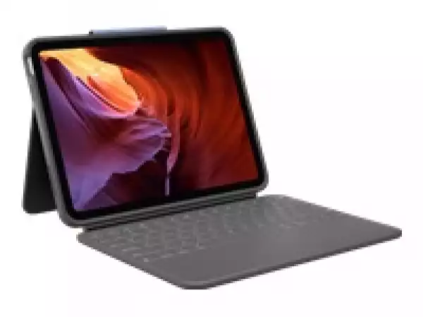 LOGITECH Rugged Folio for iPad 10th gen - OXFORD GREY - (FR) - WESTMID-511 LOGITECH Rugged Folio for iPad 10th gen - OXFORD GREY - (FR) - WESTMID-511