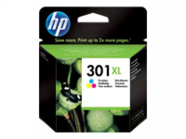 HP 301XL original Ink cartridge CH564EE 301 tri-colour high capacity 330 pages 1-pack Blister multi tag