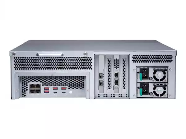 QNAP TS-h1683XU-RP-E2136-128G 16-bay Intel Xeon E-2136 6 cores/12 threads 3.3GHz 128GB DDR4 ECC 4x32GB