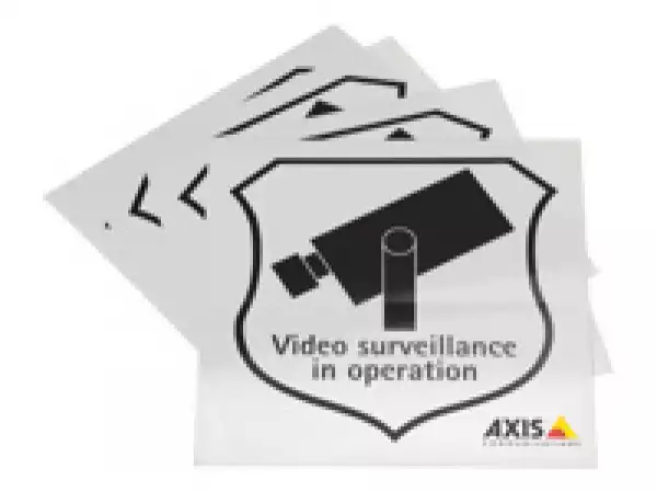 ACC SURVEILLANCE STICKER EN 10PCS