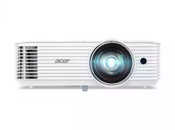 Acer Projector S1286H, DLP, Short Throw, XGA (1024x768), 3500 ANSI Lumens, 20000:1, 3D, HDMI, VGA, RCA, Audio in, Audio out, VGA out, DC Out (5V/1A, USB-A), Speaker 16W, Bluelight Shield, 3.1kg, White