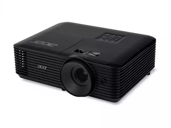 Acer Projector X129H, DLP, XGA (1024x768), 4800 ANSI Lumens, 20000:1, 3D, HDMI, VGA, RCA, Audio in, DC Out (5V/2A, USB-A), Speaker 3W, Bluelight Shield, LumiSense, 2.8kg, Black