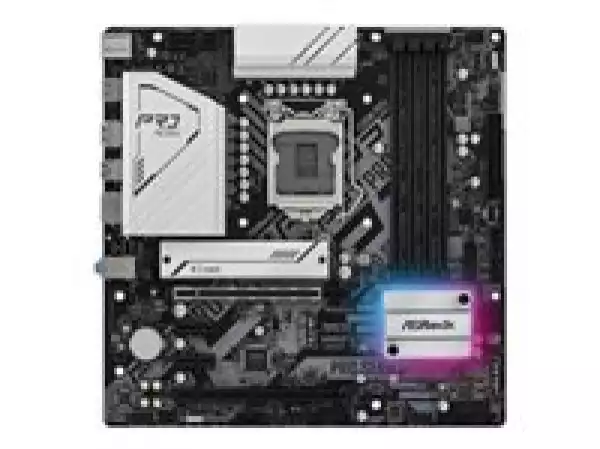 ASROCK Main Board Desktop Z590M Pro4 (S1200, 4xDDR4, 4xPCIe x16, 2xPCIe x1, SATA III, 1 xM.2, 1 xUlraM.2, USB3.0, GLAN, HDMI, DP), Retail