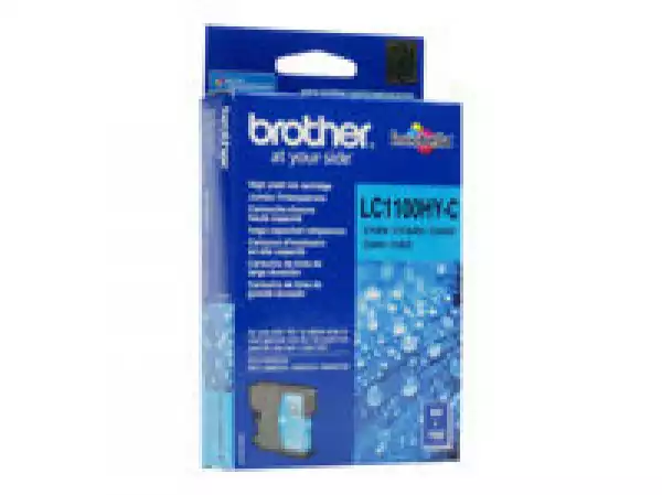BROTHER LC-1100 ink cartridge cyan high capacity 16ml 750 pages 1-pack