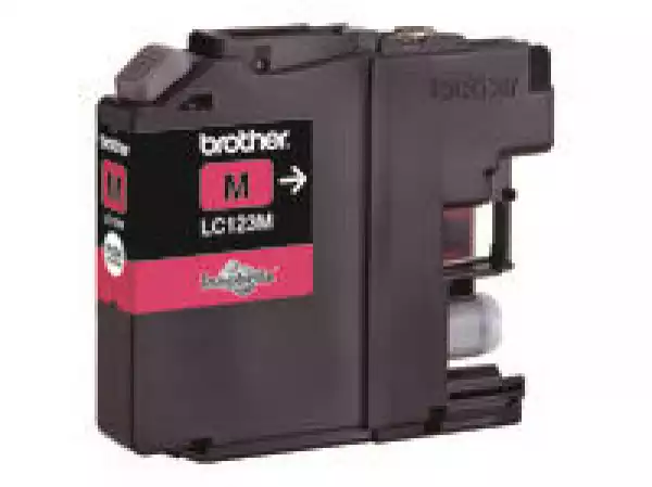 BROTHER LC-123 ink cartridge magenta high capacity 600 pages 1-pack blister without alarm
