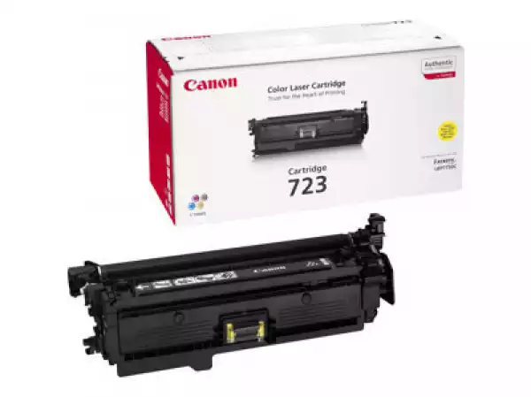 CANON 723 toner cartridge yellow standard capacity 8.500 pages 1-pack CANON 723 toner cartridge yellow standard capacity 8.500 pages 1-pack