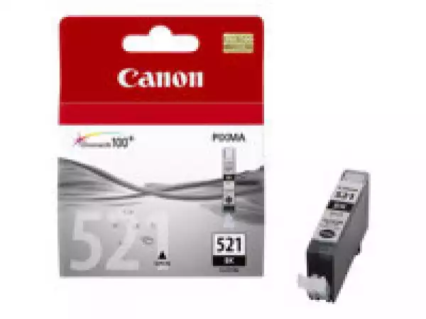 CANON CLI-521BK ink cartridge black standard capacity 1-pack blister with alarm
