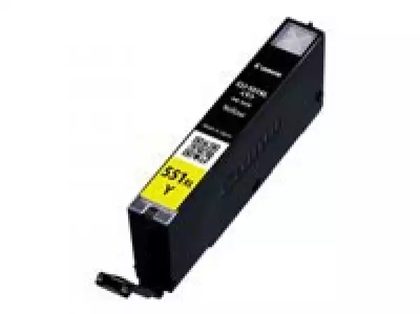 CANON CLI-551XL Y BL ink cartridge yellow 695 pages 1-pack blister with alarm