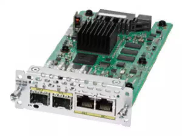 CISCO 2-port GE WAN NIM. dual-mode RJ45 & SFP